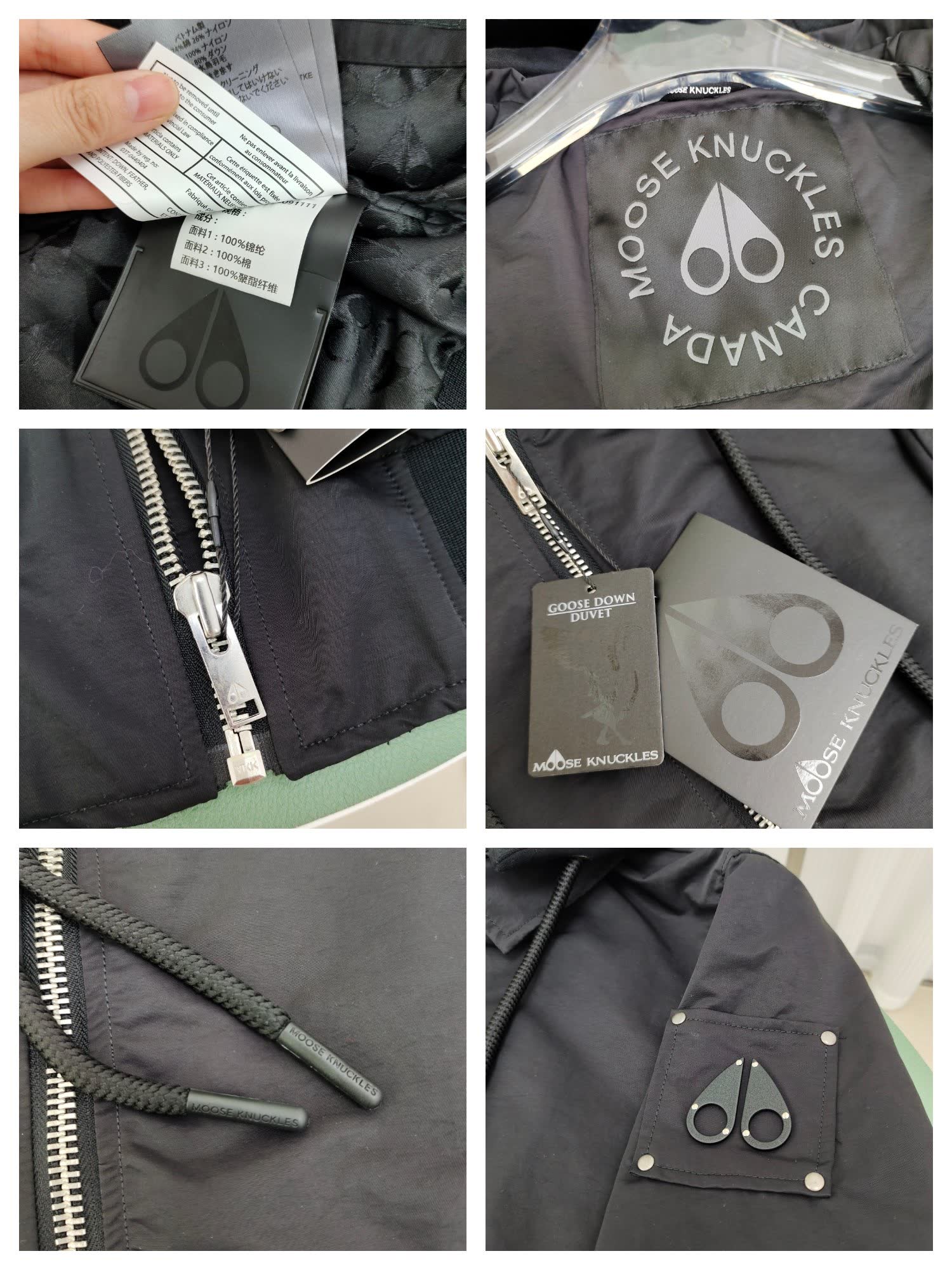 Moose Knuckles Hooded Bomber Jacket Moose Knuckles Hooded Bomber Jacket